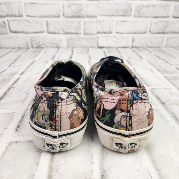 Vans x Disney Pixar Toy Story Men's 8 Women's 9.5 Woody Buzz Lightyear Rex Hamm - Picture 5 of 10
